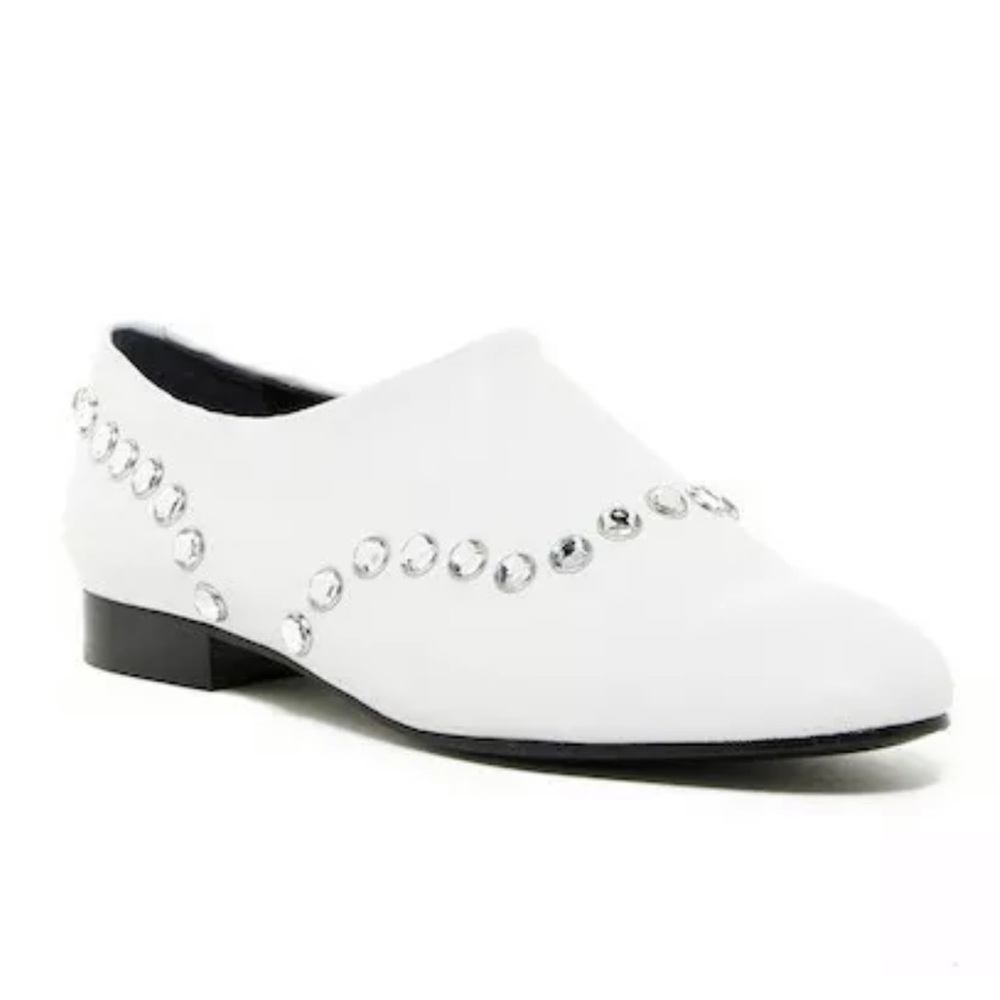 OPENING CEREMONY Charly Leather Rhinestone Flats